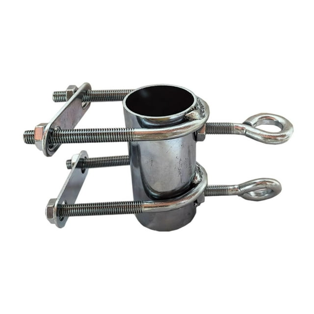 Soporte para sombrilla de patio con clip para montaje en triciclo, soporte fijo resistente para exteriores para patio para tubo de 4x4 cm