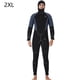 thumbnail image 2 of Sudadera con capucha Manga larga Manga transpirable cómoda cómoda Traje de baño Elástico Sbaje Jumpsuit para bucear surf natación gris xxl 5mm sidaley OD019366-04, 2 of 7