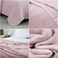 thumbnail image 2 of Southshore Fine Living, Inc. 100% Cotton Twin Blanket for Twin or Twin XL Bed, Pastel Pink, 2 of 9
