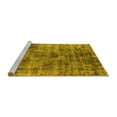 thumbnail image 2 of Ahgly Company Machine Washable Indoor Rectangle Oriental Yellow Industrial Area Rugs, 3' x 5', 2 of 4