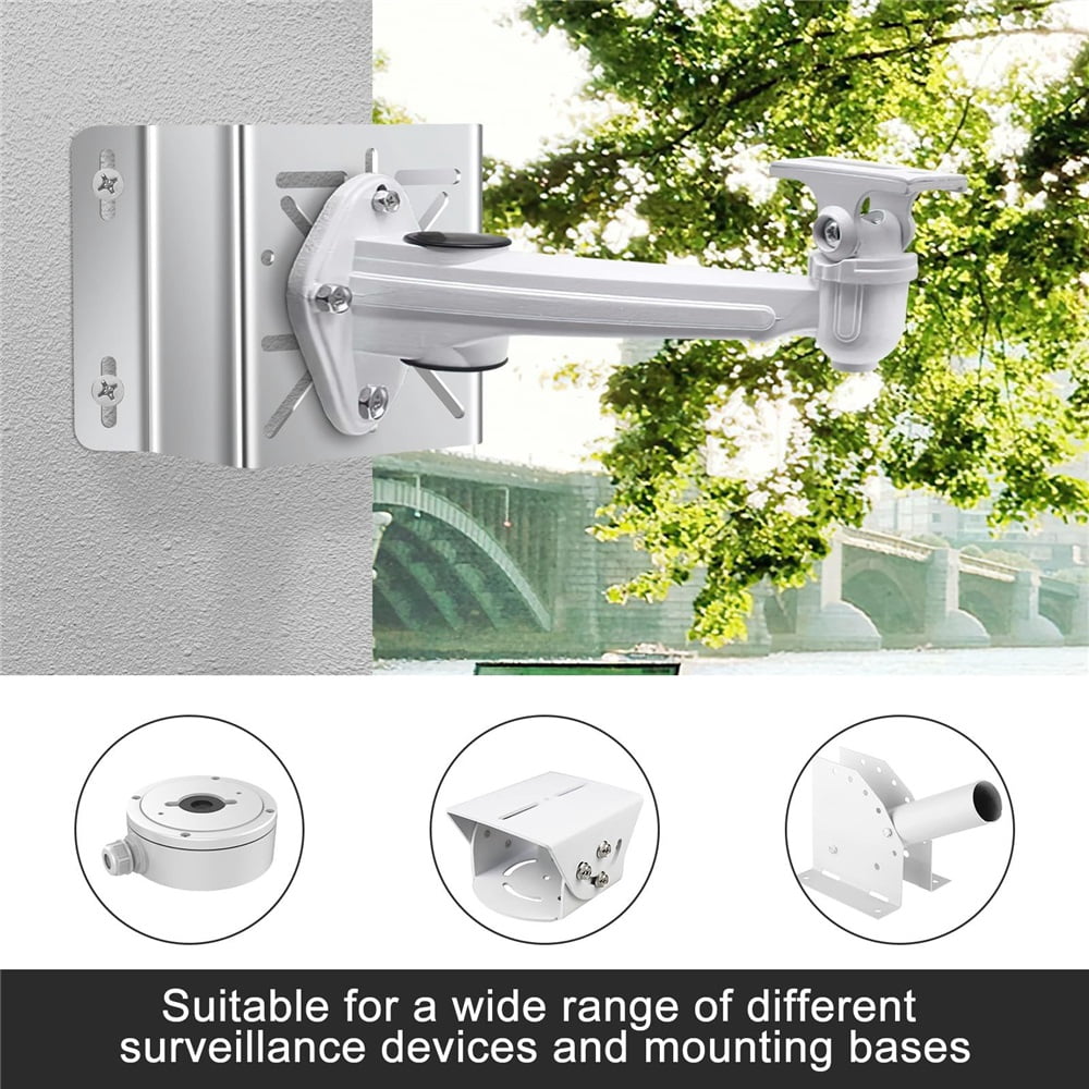 Universal Corner Mount for Security Camera, Stainless Steel Mounting Corner Bracket for Wall Mount Corner, Suitable for CCTV Cameras LED Wall/Stage Lights, Solar Panels (Small Size)