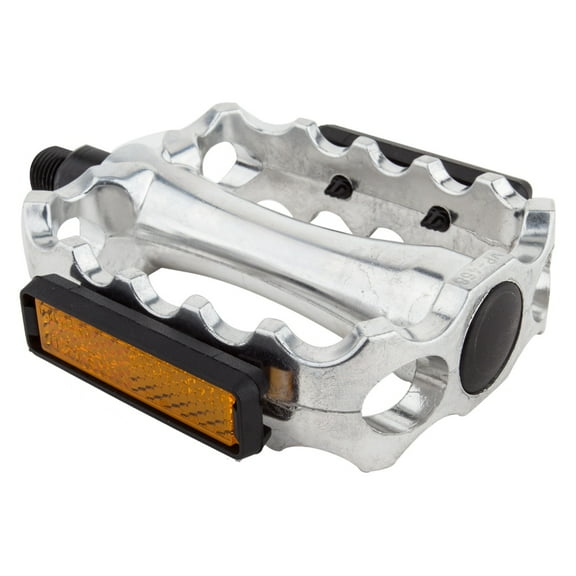 Sunlite Cruz Sport Cage Pedas 9/16" Boron Spindle One-Piece Aluminum Body Silver