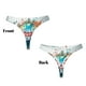 thumbnail image 3 of Balery Travel Around The World Tangas de Algodón para Mujer con Estampado – Ropa Interior Sexy, Transpirable, G-string-X-Small, 3 of 6