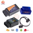 ELM327 V1.5 V2.1 OBD2 OBDII Bluetooth Auto Diagnostic scanner 12V Car