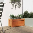 thumbnail image 3 of vidaXL Garden Planter Wax Brown 23.6"x12.2"x12.2" Solid Wood Pine, 3 of 10