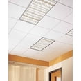 thumbnail image 2 of Fluorescent Light Covers for Ceiling Lights 4 Pack, Brown Botanical Magnetic Classroom Light Covers 4x2 Feet, Summer Botanical Leaf Vertical Stripes Fluorescent Ceiling Filters for Office Classroom, 2 of 7