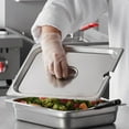 thumbnail image 3 of Soro Essentials- Half Size Stainless Steel Notched Steam Table Pan Cover- Fits Half Size Steam Pan Commercial Catering Food Lid for Commercial Kitchen Supplies, 3 of 6