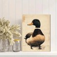 thumbnail image 2 of Qisvanset 12x16 Inch 2D Flat Framed Canvas Art, Vintage Duck Sketch Farm Rustic Nursery Home Wall Art Decor, 2 of 5
