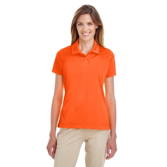 Team 365 TT21W Ladies Command Snag-Protection Polo Shirt - Sport Orange - Medium