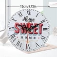 thumbnail image 2 of KAIYANG Relojes de pared redondos de madera vintage para decoración del hogar, la oficina y el dormitorio (estilo 7), 2 of 5