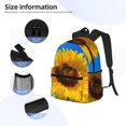 thumbnail image 4 of Fotbe Blue Sky Sunflower Lightweight Casual Laptop Backpack for Men and Women, Daily use Waterproof backpack, Backpack for College, 4 of 7