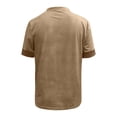 thumbnail image 4 of T-shirts for Men Retro Tie Casual Color Matching Short Sleeved Men's Tie Up Short Sleeves Trendy Short Sleeves, 4 of 4