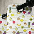thumbnail image 4 of Ambesonne Fruits Grommet Curtain, Summer Fresh Eating, 50" x 63", Purple Yellow Ruby, 4 of 6