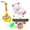 5pcs, variant on SPRING PARK 5/6/7Pcs Parrot Bird Toy Combination Set Ring Skateboard Cart Ball Foraging Training Puzzle Tool