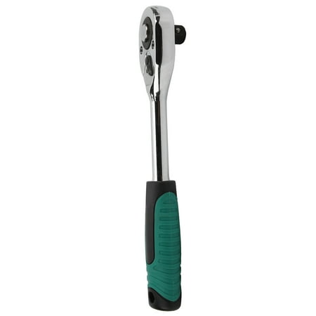 

Ratchet Wrench 1/2in 2Way Drive QuickRelease Spanner with NonSlip Grip Handle Green