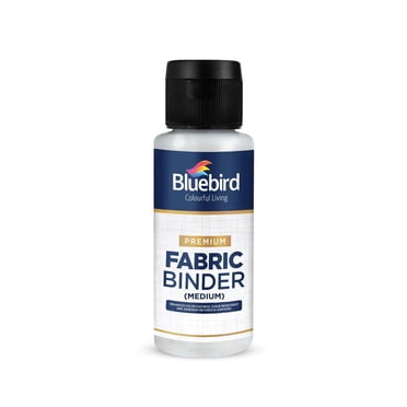 Bluebird Fabric Medium - 3.4 fl oz - Textile Medium for Fabric Painting, Prevents Flaking, Ideal for Clothes, Fabric Accessories, and More