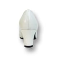 thumbnail image 4 of Lori Women Wide Width Leather Dress Pump WHITE 10, 4 of 6