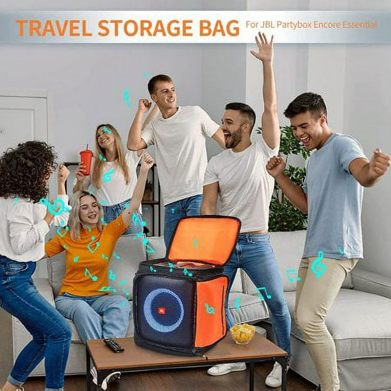 Speaker Bag Rugged Speaker Bag Carry Case Compatible with JBL Party Box  Encore Essential, Portable Speaker Carry Tote Bag Backpack (for JBL  PartyBox