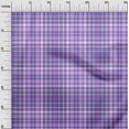 thumbnail image 3 of oneOone Cotton Jersey Medium Purple Fabric Check Quilting Supplies Print Sewing Fabric By The Yard 58 Inch Wide, 3 of 4
