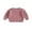 Pink, variant on Rovasas Baby Knit Sweaters Long Sleeve Round Neck Solid Color Pullovers