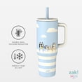 thumbnail image 2 of Zak Designs 30oz Bluey Double Wall Stainless Steel Vaccuum Insulated Sutton Straw Tumbler, 2 of 10
