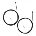 thumbnail image 4 of S SERENABLE Road Mountain Bike er Cable Coated Inner Line End Black, 4 of 9