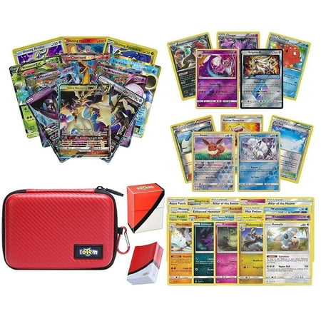 Pokemon Premium Collection Ultra Rare With 100 Pokemon Cards Poke Ball Theme Card Case 100 Sleeves Deck Box