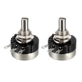 thumbnail image 5 of Uxcell 1K Ohm Variable Resistors Single Turn Rotary Carbon Film Potentiometer 2packs, 5 of 5