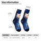 thumbnail image 2 of Fotbe Galactic Dog Swirls Art Calcetas Largas con Estampado para Hombre y Mujer – Calcetas de Compresión Transpirables y Elásticas, Viajar y Uso Diario Talla 5-11, 2 of 6