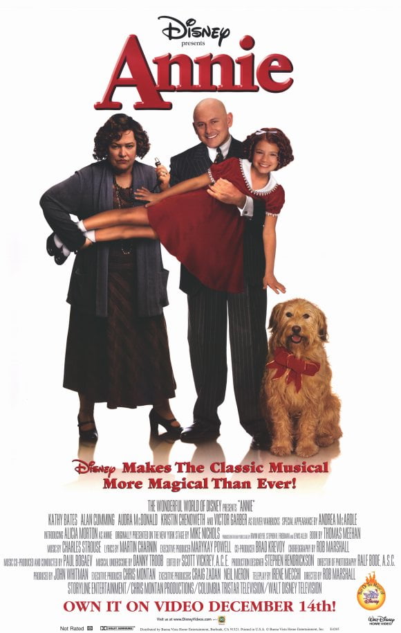 Annie movie POSTER (Style A) (11" x 17") (1999)