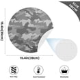 thumbnail image 3 of Camouflage Round Placemat Set of 4, Non-Slip Heat Resistant & Waterproof Plate Pads for Dinner Table Table Placemats, 15.4 in Home Decor, 3 of 6