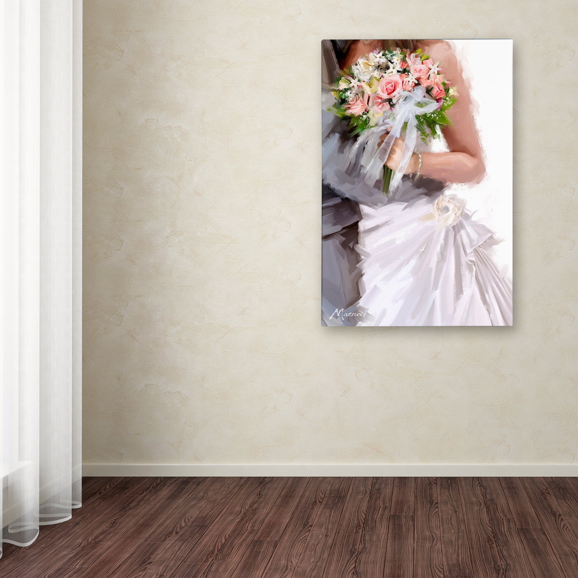 Trademark Fine Art 'Bridal Bouquet' Canvas Art by The Macneil Studio