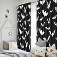 thumbnail image 5 of Blackout Kids Curtains,Halloween Bat Pattern Childrens Insulated Curtains Set Of 2,Bedroom Essentials,Toddler Room Decor 52"x84", 5 of 5