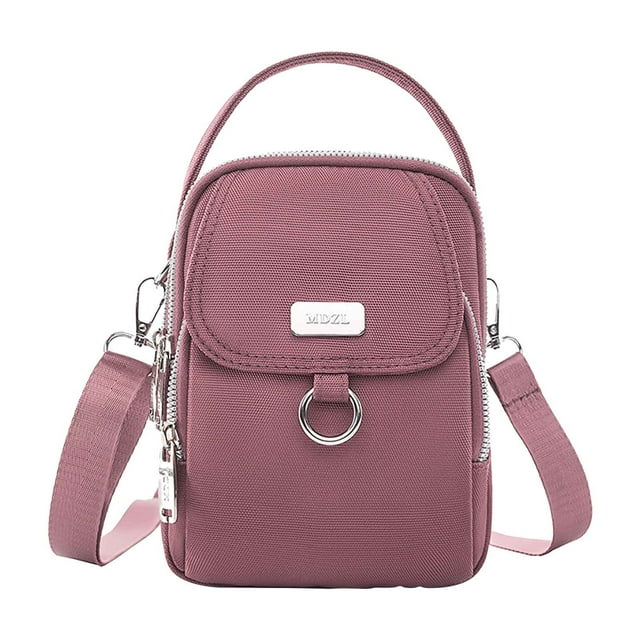 EGNMCR Organisateurs et Rangement de Garde-Robe, Sac Bandoulière Imperméable pour Femmes, Sac pour Téléphone Mobile à Compartiments Multiples Sac Messager pour Femmes Sac Décontracté en Toile Oxford Sac pour Femmes Épaule Bandoulière Rangement
