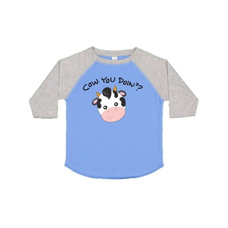 

Inktastic Cow You Doin  Cute Cow Gift Toddler Boy or Toddler Girl T-Shirt
