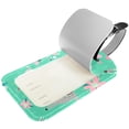 thumbnail image 2 of Square 2Pack PU Leather Teal Mama Llama Cruise Luggage Tag with Privacy Cover and Name ID Tag for Travel Handbags Backpacks Luggage Tags, 2 of 6