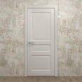 thumbnail image 6 of Interior Solid French Door 18 x 80 inches | Ego 5012 Painted White Oak | Single Regular Panel Frame Handle | Bathroom Bedroom Modern Doors, 6 of 6