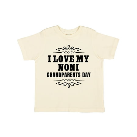 

Inktastic Grandparents Day I Love My Noni Gift Toddler Boy or Toddler Girl T-Shirt