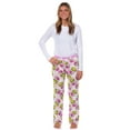 thumbnail image 3 of Dr. Seuss The Grinch Pajamas Women's Pink Santa Hacci Knit Lounge Sleep Pants, 3 of 6
