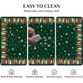 thumbnail image 6 of Christmas Tablecloth Rectangle 60x102 Inch, Green Xmas Holiday Tablecloths Rectangular Christmas Tree Table Cloth Rectangle Table, 6 of 6