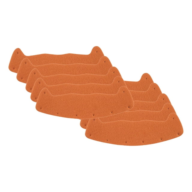 GUOOL 10 Pieces Hard Hat Sweat Band Accessory for Construction Industrial Settings Orange