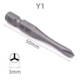 thumbnail image 1 of 1 Pce U4 U5 U6 U7 U8 50Mm Embout Tournevis Électrique Type U-Y, 1 of 9