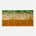 thumbnail image 2 of Vagues Blanches des Eaux de Plage Vertes - Impression sur Toile, 2 of 3