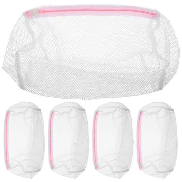 5pcs Bag de lavado de malla de 5 piezas Cilindro en forma de lavavajillas Bolsa de lavado de lavandería