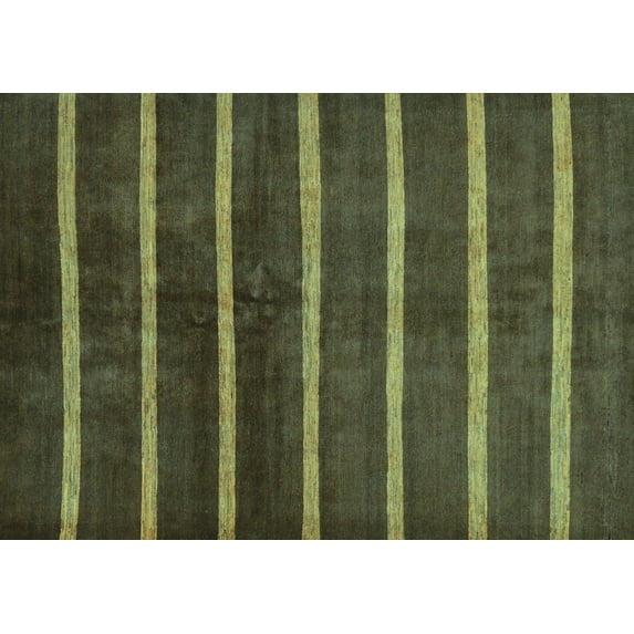 Ahgly Company Indoor Rectangle Oriental Light Blue Modern Area Rugs, 2' x 3'