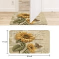 thumbnail image 6 of Retro Door Mat, 17 X 30 Inch Butterfly Sunflower Welcome Doormat Decorative Home Floor Mat, Non Slip Rubber Back and Strong Water Absorption for Outdoor Indoor Entrance Decor, 6 of 6