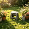 thumbnail image 4 of Ohmyroo Folding Plastic Step Stool Portable Sturdy For Daily Home Use, 4 of 6