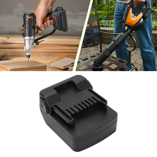 Battery Converter, Easy Installation ABS Firm Connection Wide Compatibility Standard Design Dock Power Connector Accessory for Working