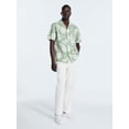 thumbnail image 2 of Free Assembly Men's Floral Cotton Camp Shirt with Short Sleeves, Sizes S-3XL, 2 of 6