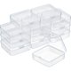 thumbnail image 1 of Contenedores de almacenamiento SATINIOR de plástico transparente, paquete de 12, 1 of 7